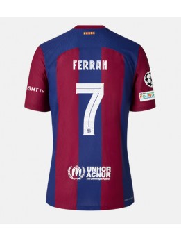 Barcelona Ferran Torres #7 Heimtrikot 2023-24 Kurzarm